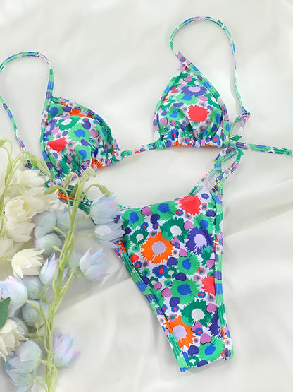 Erikka Bikini - Green Floral